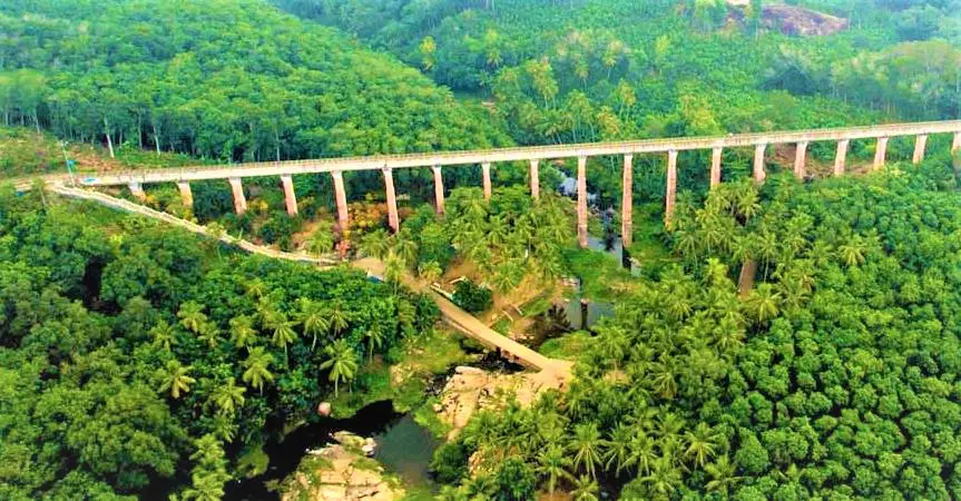 Mathoor Hanging Bridge Kanyakumari 